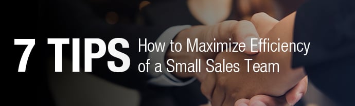 Maximize-small-sales-team